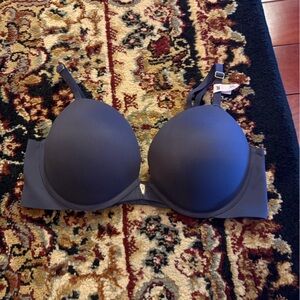 Victorias Secret Dark Gray Push Up Bra